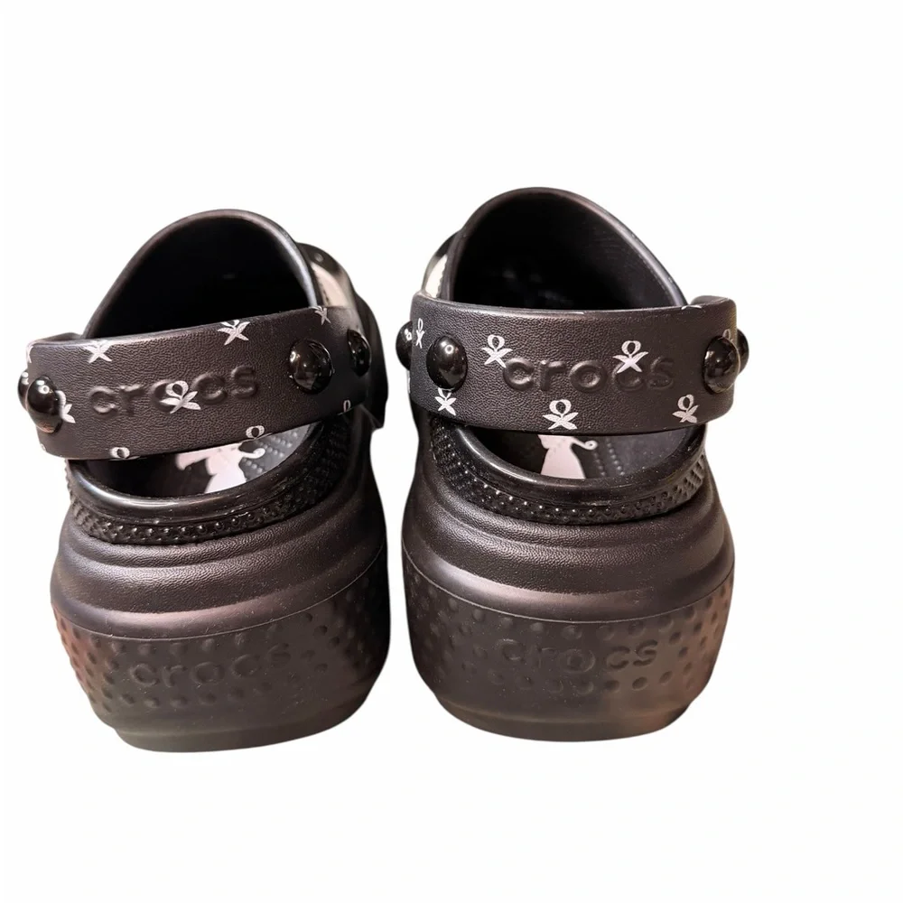 CROCS Womens Wednesday Addams Clogs NWT Authenticated - Picture 5 of 6